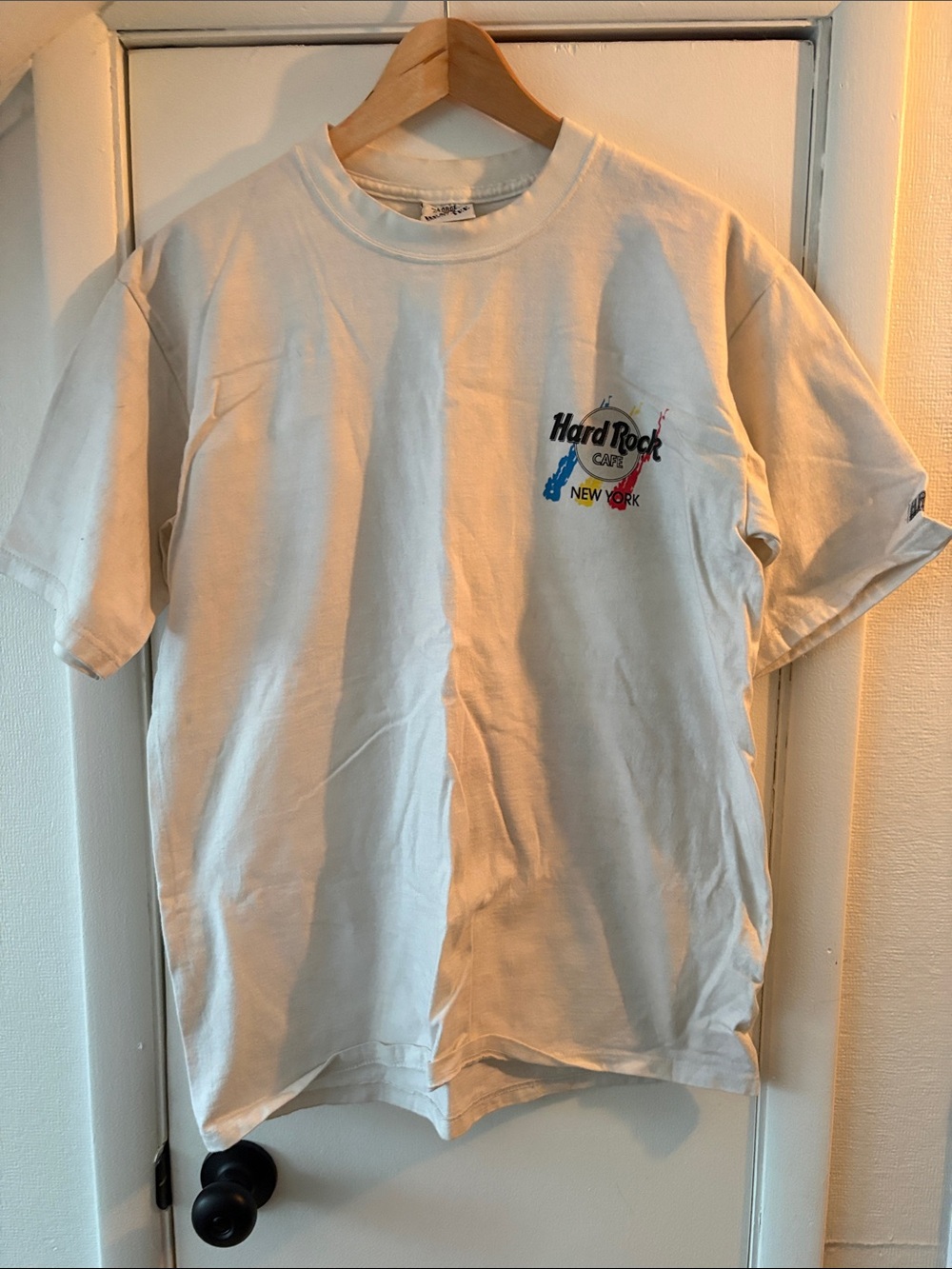 Hard Rock Cafe New York White Graphic Tee